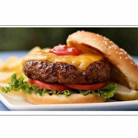 Hamburgers Saka Bacon