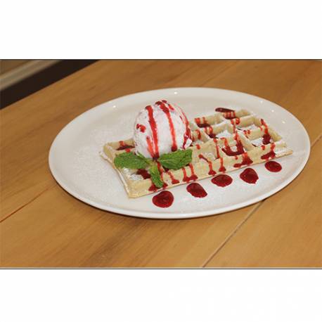 Crepe Gaufre au sucre (semoule ou glace)