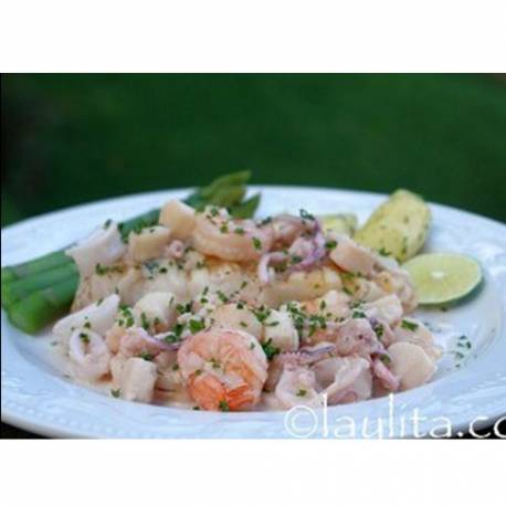 Cascade de fruits de mer