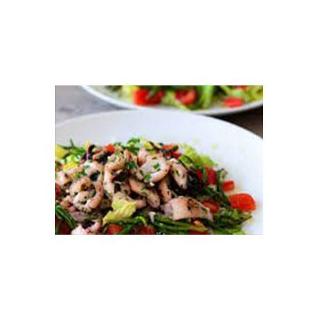 Salade poelée de calmars persillées