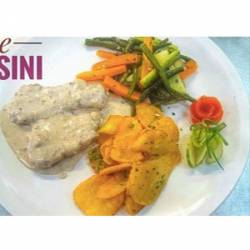 SUPREME DE MEROU EN CROUTE DE FROMAGE