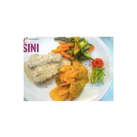 SUPREME DE MEROU EN CROUTE DE FROMAGE