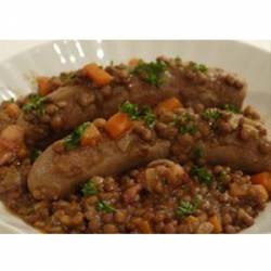SAUCISSES LENTILLES