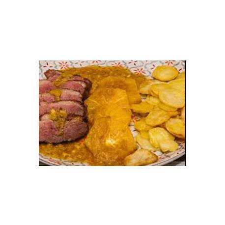 MAGRET DE CANARD AUX FRUITS DE SAISON