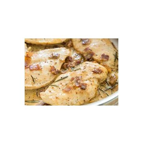 ESCALOPE DE VOLAILLE SAUCE VANILLE