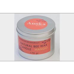 NATURAL BEE WAX CANDLE MANGO