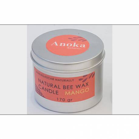 NATURAL BEE WAX CANDLE MANGO