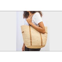 SAC EN FIBRES/CUIR STARS