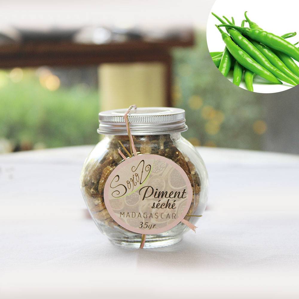 Piment séché vert