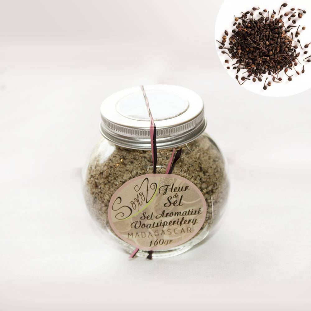 Fleur de sel au poivre sauvage