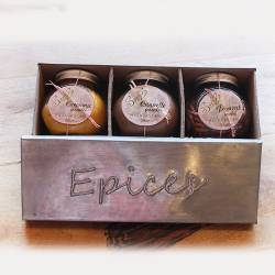 Coffret epices en boite
