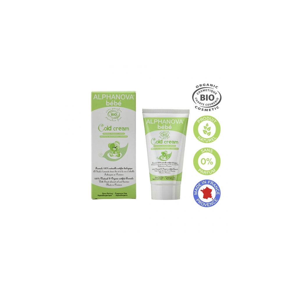 ALPHANOVA Cold cream bébé Bio - 50 ml