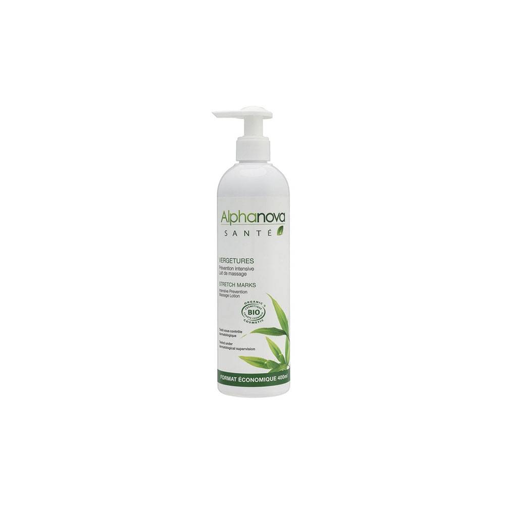 ALPHANOVA Lait de massage anti-vergetures BIO - 400 ml