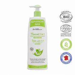 ALPHANOVA Moussant 3 en 1 corps, cheveu, bain moussant BIO - 500 ml