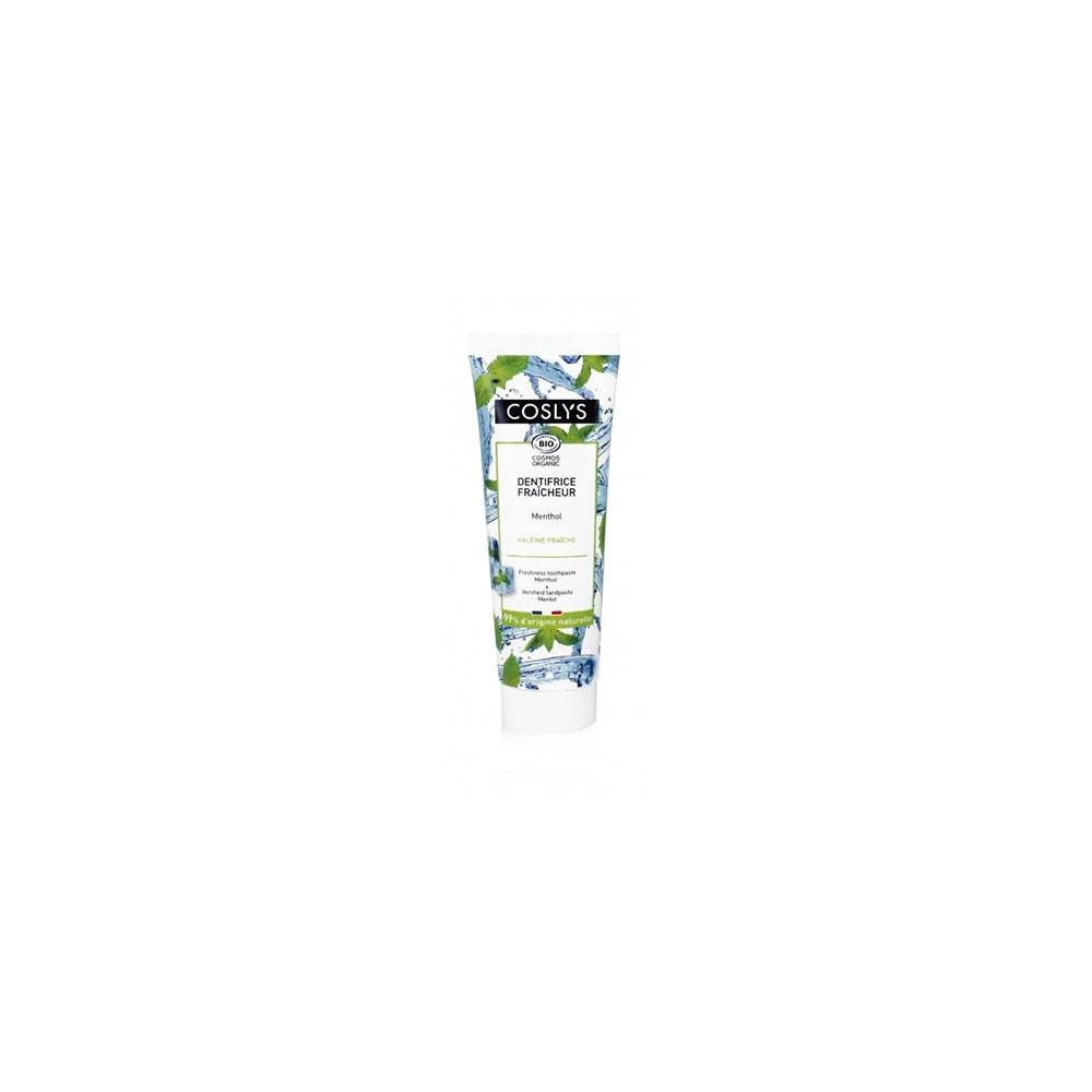 COSLYS Dentifrice fraicheur Menthol - 75 ml