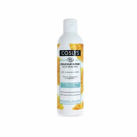 COSLYS Gel toilette intime pH8 muqueuses sensibles BIO - tube 250 ml