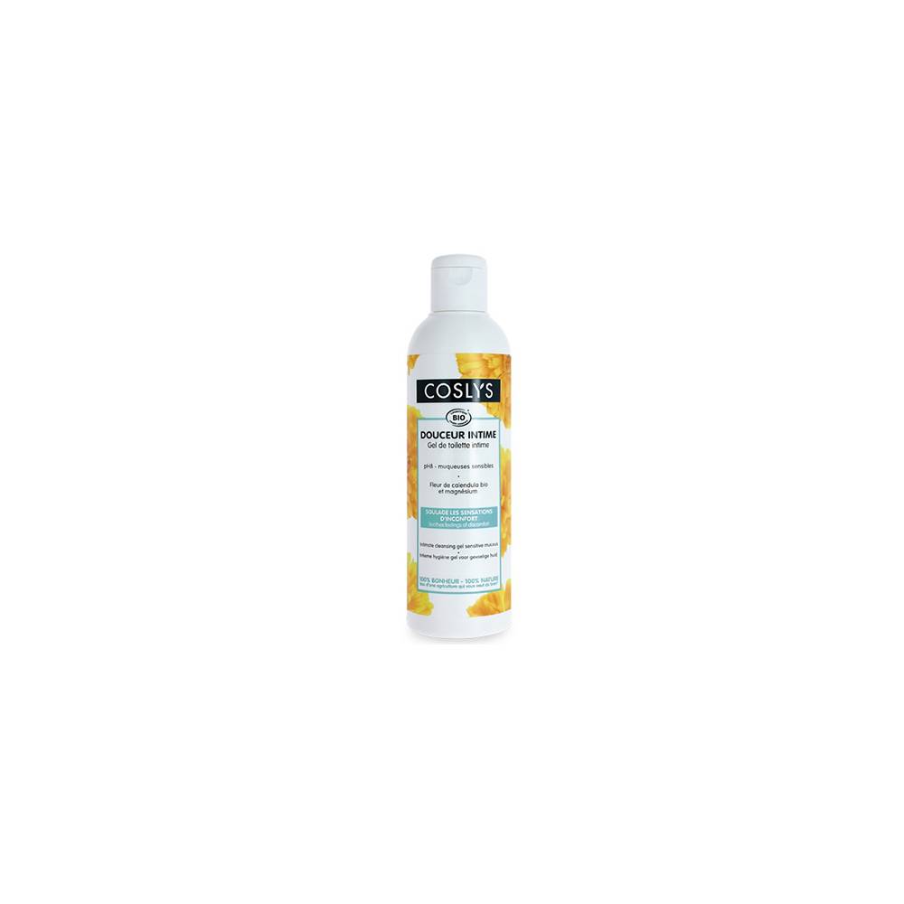 COSLYS Gel toilette intime pH8 muqueuses sensibles BIO - tube 250 ml