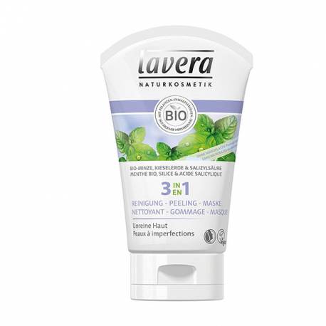 LAVERA 3en1 Nettoyant, gommage, masque - 125 ml