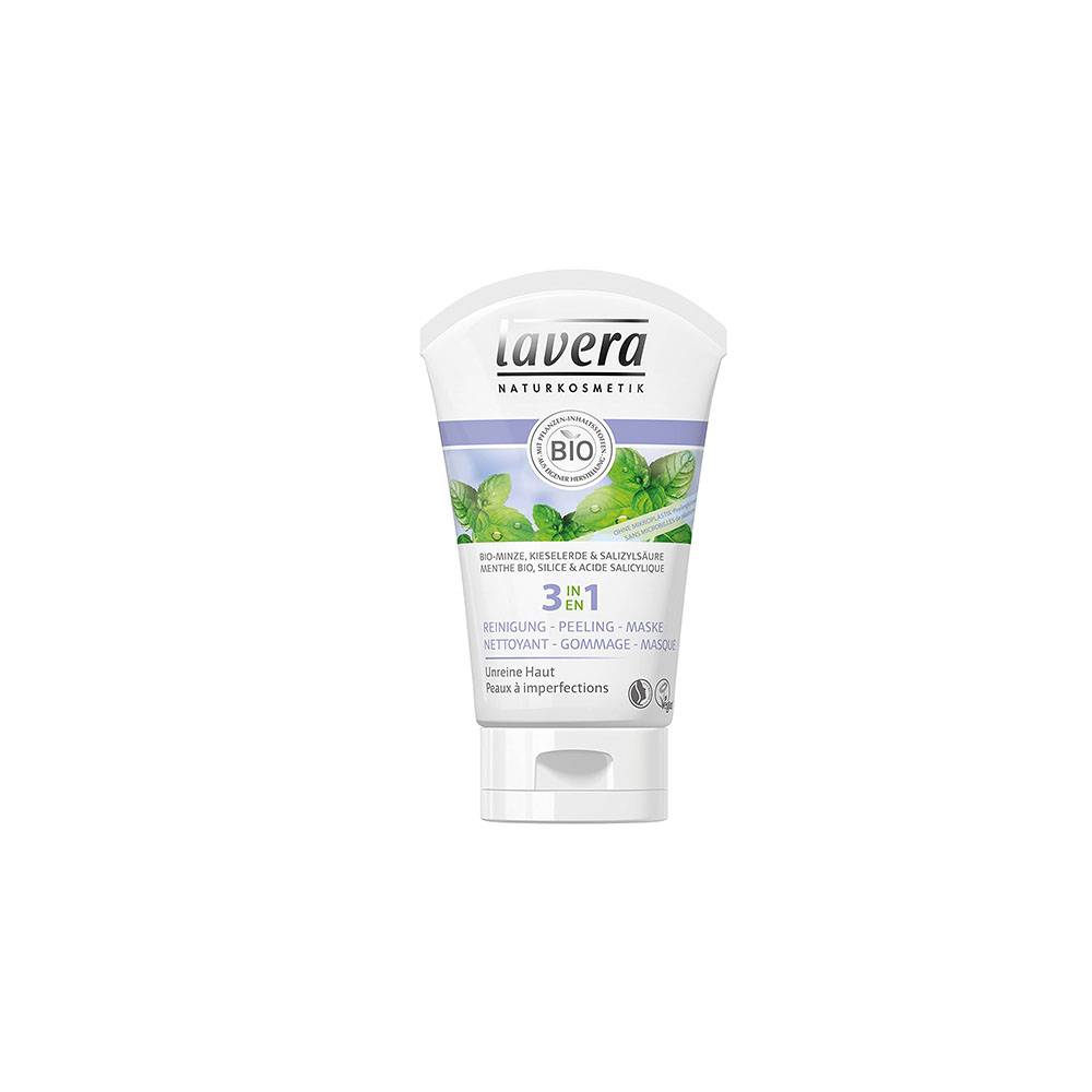 LAVERA 3en1 Nettoyant, gommage, masque - 125 ml