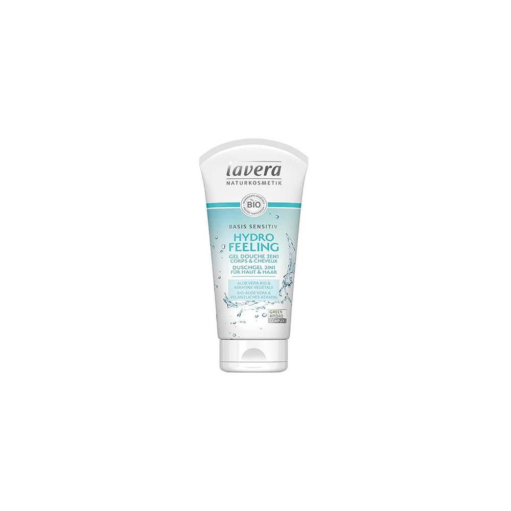 LAVERA Basis sensitiv, Gel douche 2 en 1 Hydro Feeling - tube 200 ml