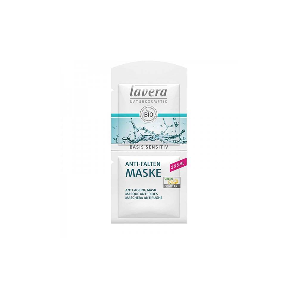 LAVERA Basis sensitiv, Masque anti-rides à la coenzyme Q10 - 2 x 5 ml