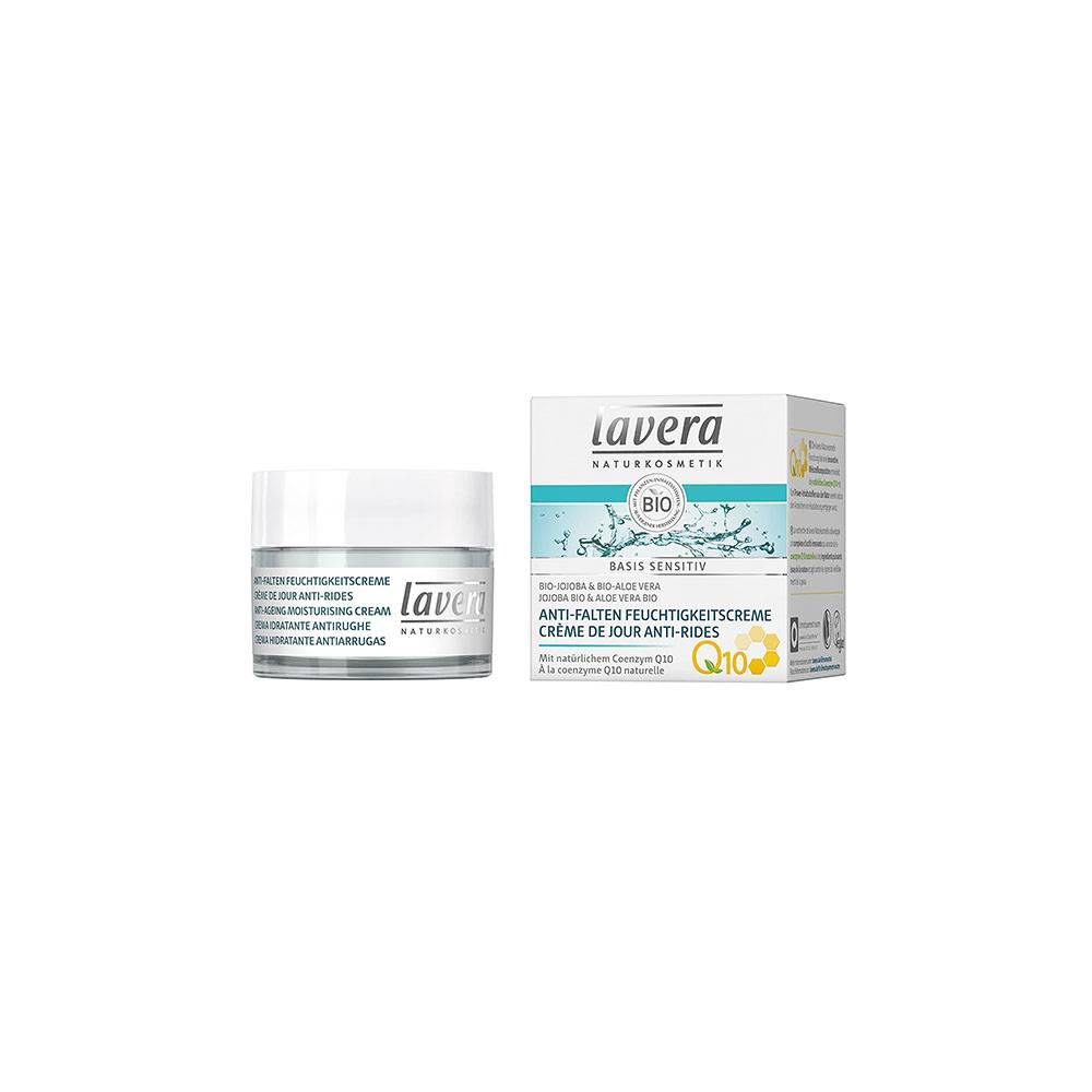 LAVERA Basis, Crème de jour anti-rides à la coenzyme Q10 - 50 ml