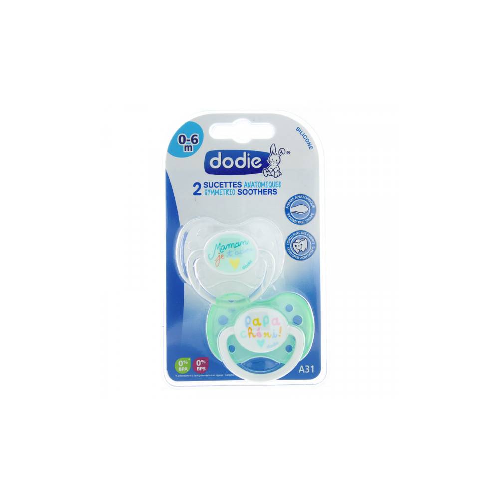 DODIE SUCETTE DUO SILIC 0-6M