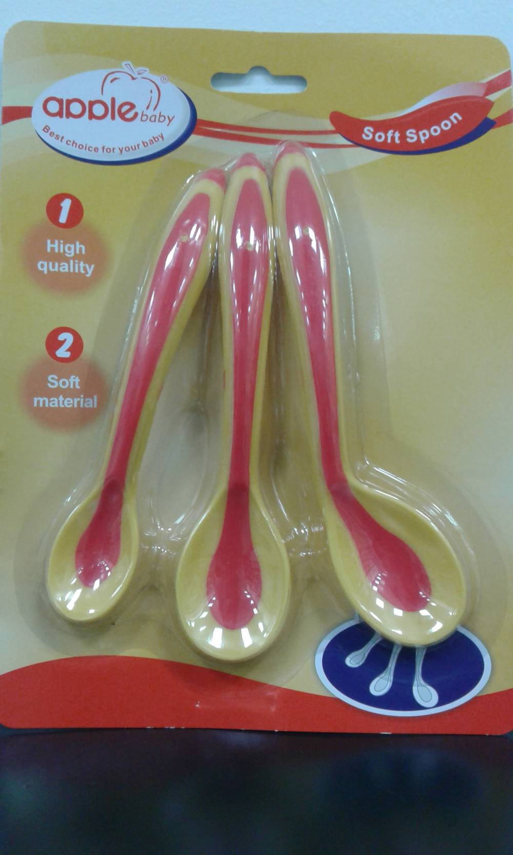 APPLE CUILLERE SOUPLE LOT DE 3