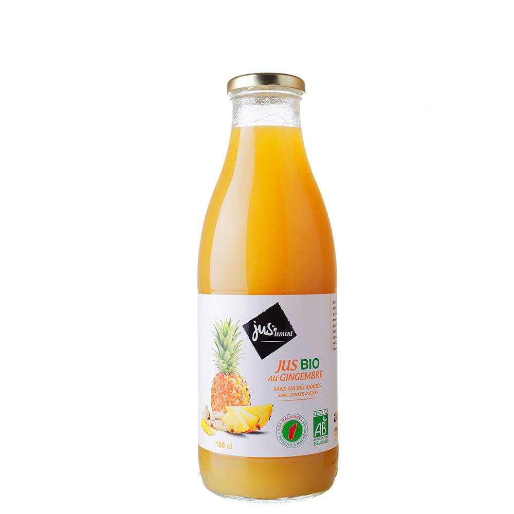 PUR JUS DE FRUIT 100 CL ANANAS GINGEMBRE BIO