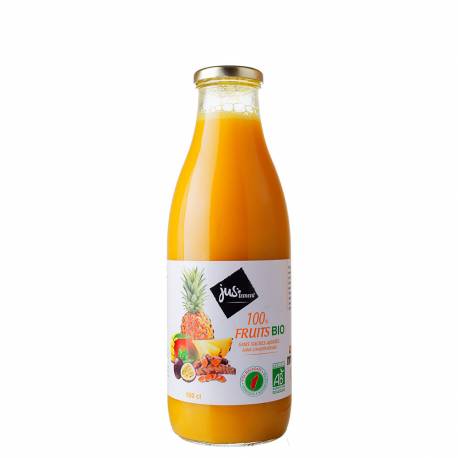 PUR JUS DE FRUIT 100 CL ANANAS MANGUE PASSION CURCUMA BIO