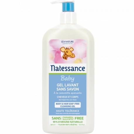 NATESSANCE GEL LAVANT SANS SAVON 500ML