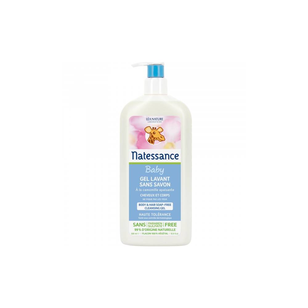 NATESSANCE GEL LAVANT SANS SAVON 500ML