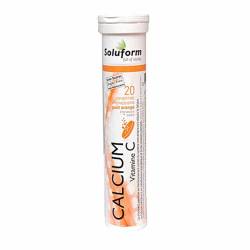 SOLUFORM CALCIUM+VITAMINE C ORANGE 20CP EFF