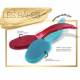 BEAUTY CHARM RAPE PIED - DOUBLE FACE BLEU OU ROUGE