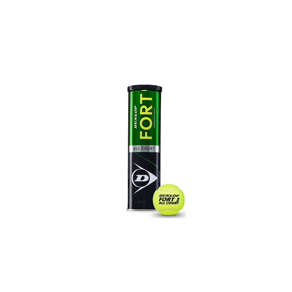 TUBE DE 3 BALLES DE TENNIS DUNLOP FORT TOURNAMENT SELECT