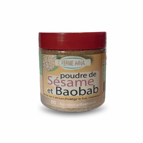 POUDRE DE SESAME ET BAOBAB