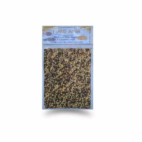 NOUGATINE DE SESAME BLACK&WHITE AU GINGEMBRE CONFIT