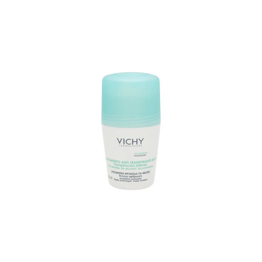 VICHY DEO ANTI TRANSPIRANT 48H P SENSIBLE VERT 50