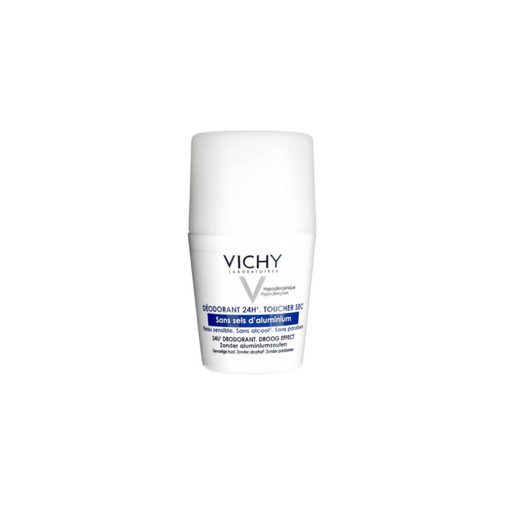 VICHY DEO TOUCHER SEC 24H SANS SEL BILLE 50ML