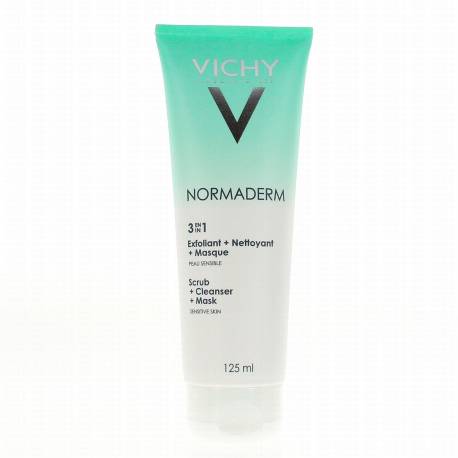 VICHY NORMADERM 3EN1 EXFO NETT MASQ TBE 125ML