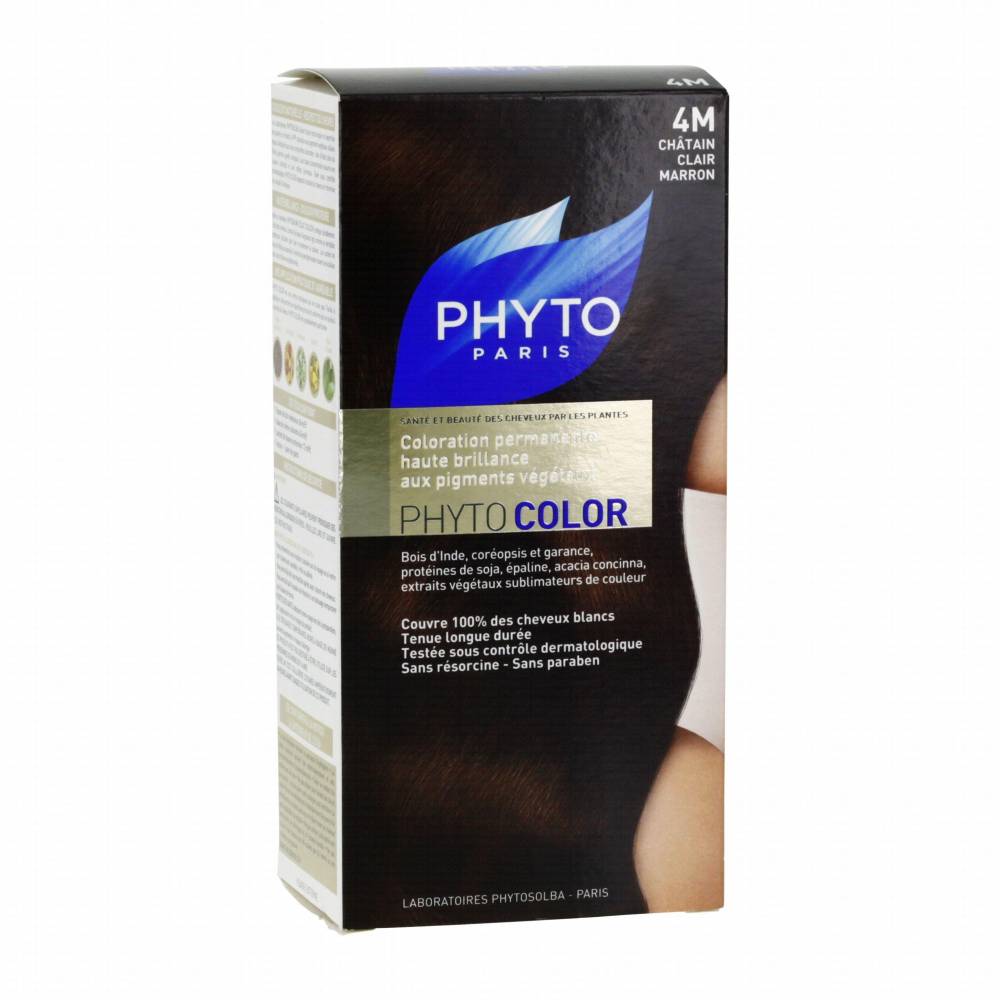 PHYTOSOLBA PHYTOCOLOR 4M CHATAIN CLAIR MARRON