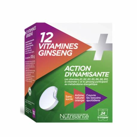NUTRISANTE 12 VITAMINE GINSENG B/24