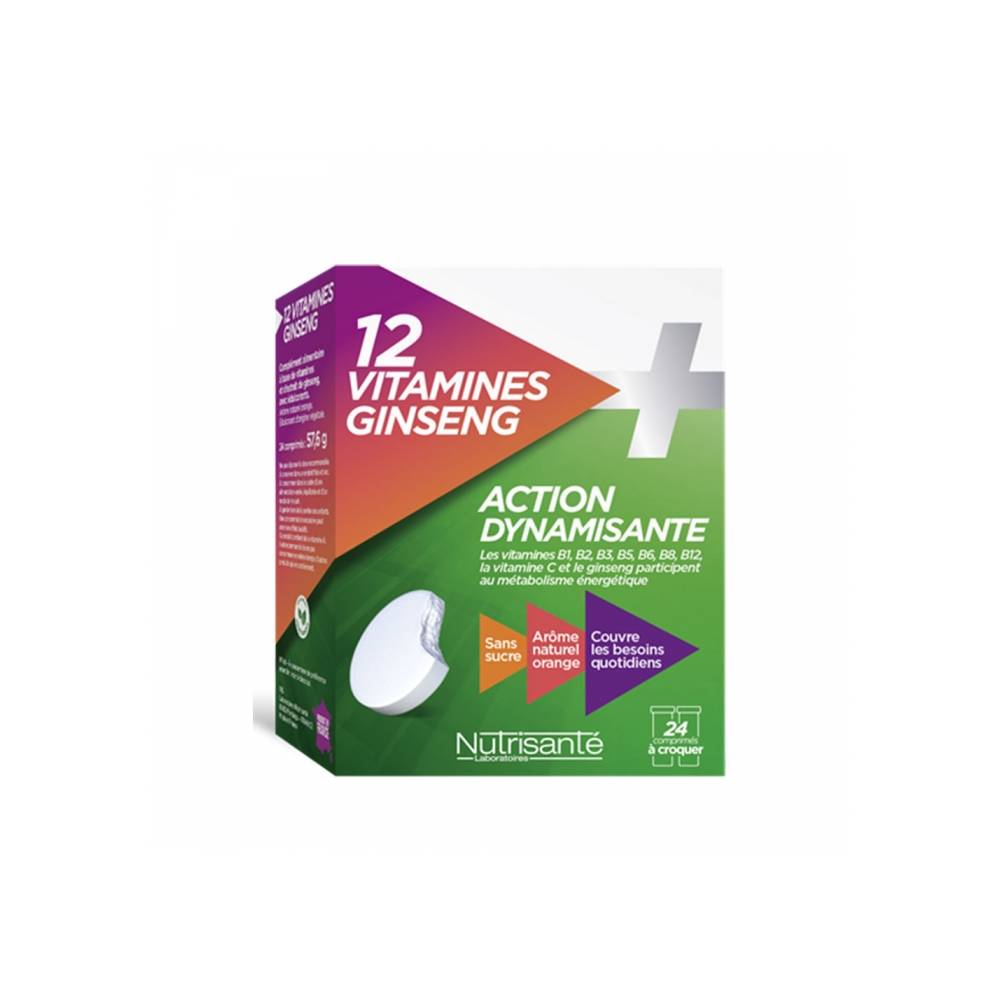 NUTRISANTE 12 VITAMINE GINSENG B/24