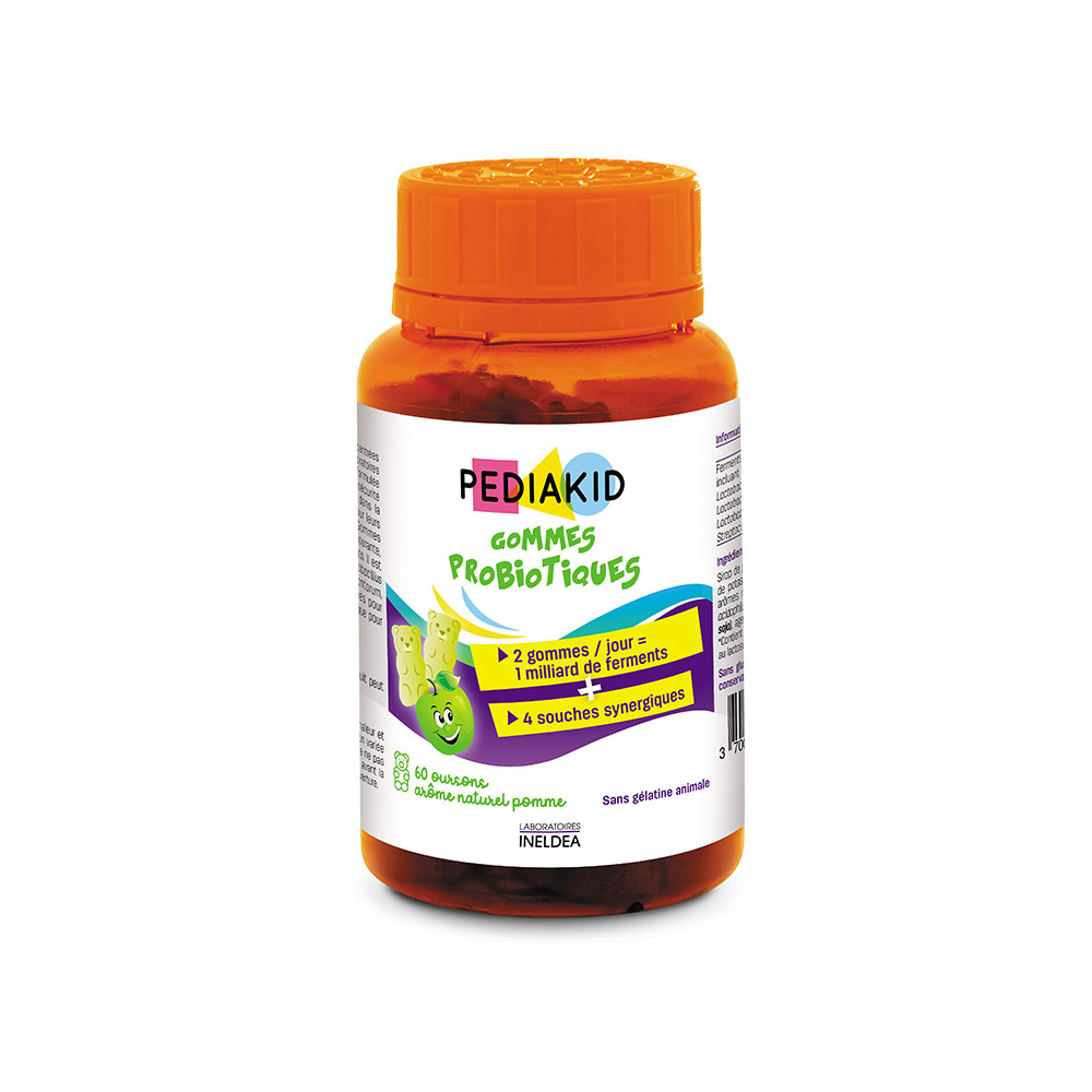 PEDIAKID GOMMES PROBIOTIQUES B/60