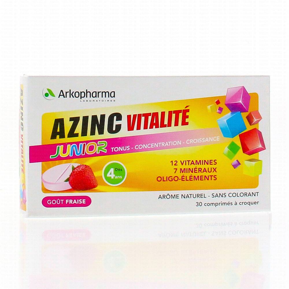 ARKOPHARMA AZINC VITALITE JUNIOR CP A CROQ B/30