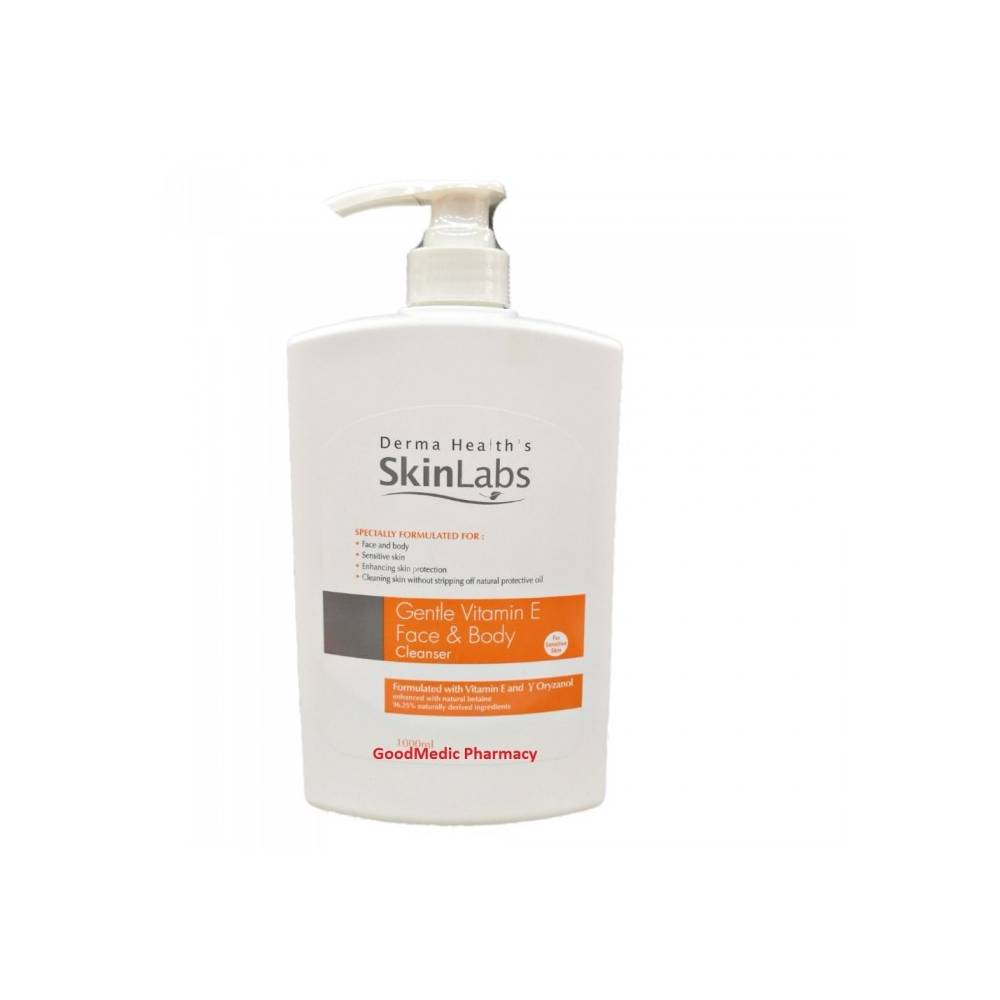 DERMA HEALTH\'S SKINLABS GENTLE VIT E FACE/BODY CLE
