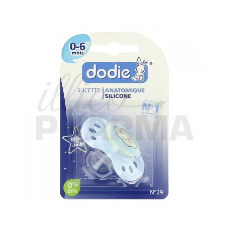 DODIE SUCETTE ANAT SILICONE 0-6 MOIS NUIT
