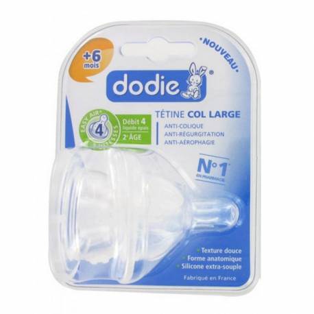 DODIE TETINE COL LARGE+6 MOIS DEB3 B/2
