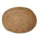 TAPIS OVAL EN RACINE TRESSÉ (EN CORDON)