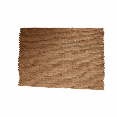 TAPIS RECTANGLE EN RACINE BRUTE